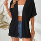 🔥 50% OFF NOW! 🏳️‍🌈 2025 New Stylish Flowy Short Sleeve Cardigan – Breezy, versatile & perfect for summer layering ☀️