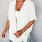🔥 50% OFF NOW! 🏳️‍🌈 2025 New Stylish Flowy Short Sleeve Cardigan – Breezy, versatile & perfect for summer layering ☀️