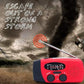 📻 60% OFF NOW! 🔋 Multifunctional Portable Solar Emergency Radio – Power Bank, Hand Crank & Weather Alert ⚡