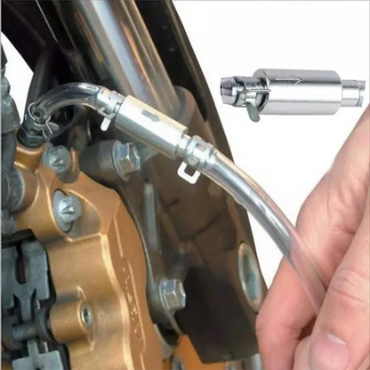 🛡️ BUY 2 GET 1 FREE! ⚙️ Brake Hose Drain Aid – Easy Bleeding, Check Valve Design & For Car/Motorcycle Clutches 🔧