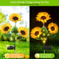 🌻 BUY 2 GET 1 FREE! ☀️ Sunflower Solar Lights – Glowing Petals, Auto On/Off & Perfect for Garden & Pathway Decor 🌙