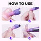 💅 BUY 1 GET 1 FREE! ✨ 2025 Upgraded 3-in-1 Nail Care Pen - Electric File Buffer & Cuticle Cleaner with USB Charging Base for Salon-Quality Manicure ✨🔧