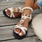 👡 50% OFF NOW! 🌬️ Women's Round Toe Flat Breathable Sandals – Comfortable, lightweight & perfect for all-day walking 🌸