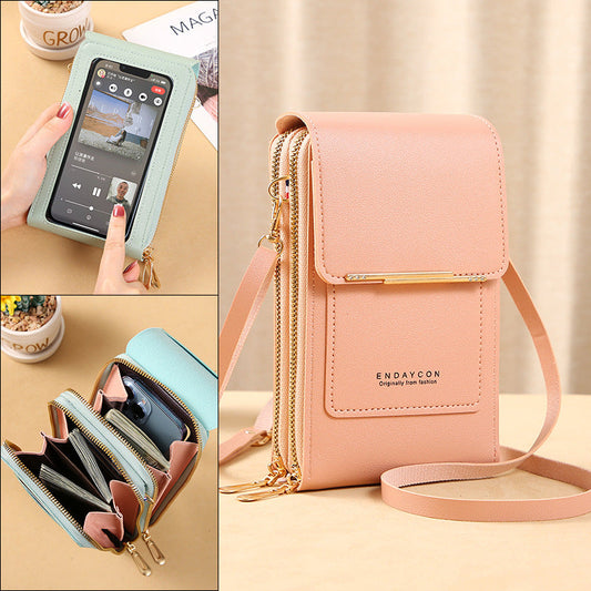 👜 60% OFF NOW! 📱 Women's Touch Screen Messenger Bag – Smart Phone Charging, Anti-Theft & Water-Resistant ✨
