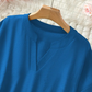 👚 50% OFF NOW! 🌸 Fashion Loose Solid Color Short Sleeve Top – Breathable Fabric, Relaxed Fit & Perfect for Spring Days ☀️