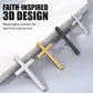 💥 BUY 1 GET 1 FREE! 🚗✝️ Metal Jesus Christ Cross Badge Stickers – 3D Self-Adhesive Car Scratch Cover 🌟