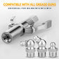 🔩 BUY 1 GET 1 FREE! ✨ High Pressure Dual Handle Grease Gun Coupler - Universal Quick-Connect Tip with 360° Swivel for Automotive & Industrial Use 🚗⚙️