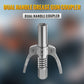 🔩 BUY 1 GET 1 FREE! ✨ High Pressure Dual Handle Grease Gun Coupler - Universal Quick-Connect Tip with 360° Swivel for Automotive & Industrial Use 🚗⚙️