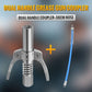 🔩 BUY 1 GET 1 FREE! ✨ High Pressure Dual Handle Grease Gun Coupler - Universal Quick-Connect Tip with 360° Swivel for Automotive & Industrial Use 🚗⚙️