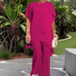 👚 50% OFF NOW! 💃 Charming Irregular Top & Wide Leg Pants Set – Trendy Design, Comfortable Fit & Effortless Style ✨