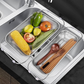 🍽️ 50% OFF NOW! 🧺 Stainless Steel Telescopic Drainer Basket – Adjustable width, rust-proof & durable – Perfect for sinks, dishes & kitchen prep ✨