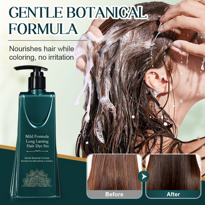 🔥 HOT SALE: BUY 3 GET 1 FREE! 🎉 Mild Formula Long Lasting Hair Dye Set – Gentle on Scalp, Vibrant Color & Nourishing Care 🎁✨📦