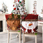 🎅 Save 50%! 🪑 Christmas Chair Cover – Santa, snowman & elk designs – Festive fit ✨
