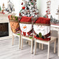 🎅 Save 50%! 🪑 Christmas Chair Cover – Santa, snowman & elk designs – Festive fit ✨