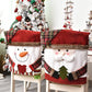 🎅 Save 50%! 🪑 Christmas Chair Cover – Santa, snowman & elk designs – Festive fit ✨