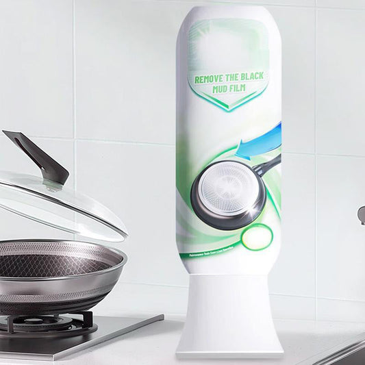 🍳 BUY 2 GET 1 FREE! ✨ Burnt Residue Remover Mud Film - Dissolves Stubborn Carbonized Grease in 5 Mins, Non-Toxic & No Scrubbing Needed 🧽📦