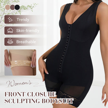 👙 50% OFF NOW! ⚡ Women's Front Closure Sculpting Bodysuit – Tummy Control, Comfortable Fit & Perfect for Daily Wear 💕