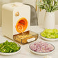 🥕 60% OFF NOW! 🔪 Electric Vegetable Slicer & Shredder - 6 Blades for Julienne, Grating & Slicing, Easy Clean & Safe for Daily Cooking 🥒⚡