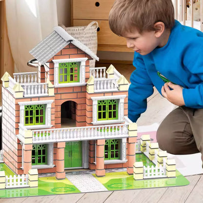 🧩 50% OFF NOW ! 🏰 DIY Simulation Building Toy Set (214PCS) – Develops Creativity, Fine Motor Skills & Family Fun 🎁