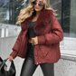 🧥 60% OFF NOW! ✨ Fashion Padded Coat with Faux Fur Collar - Thermal Insulation & Windproof Design for Winter Elegance ❄️👢