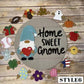 🎄 50% OFF NOW! 🍁 Interchangeable Wooden Gnome Welcome Sign - Customizable Seasonal Decor with Accessories, Perfect for Porch/Garden Holiday Display 🎅✨