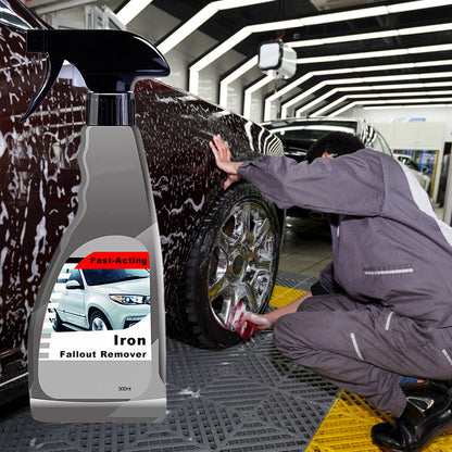 🧴 BUY 2 GET 1 FREE! ✨ Iron Fallout Remover Spray - Dissolves Rust & Contamination in Seconds, Safe for All Paint Surfaces 🚗🔧
