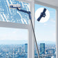 🪟 BUY 2 - SAVE £8.99! ✈️ FREE DELIVERY ✨ High-Rise Window Squeegee - Telescopic Handle & Professional Blade for Streak-Free Cleaning 📦🔧
