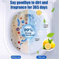 🍋 BUY 1 GET 1 FREE! ✨ Lemon Scent Toilet Bowl Cleaner Tablets - Effervescent Stain Removal with 7-Day Freshness & Antibacterial Protection 💦🚽