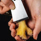 🔥 BUY 2 GET 1 FREE! ✨ Sharp & Portable Ginger Peeler - Ergonomic Safety Design for Effortless Peeling of Ginger, Garlic and Vegetables 🧄🥕