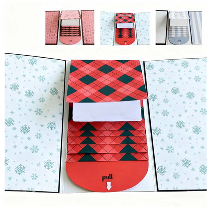 🎄 50% OFF! 🎁 Creative Christmas Waterfall Gift Card Booklet – Unique & Festive Holiday Gift ✨