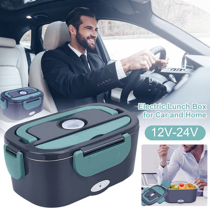 🍱 60% OFF NOW! ⚡ 2-in-1 Portable Lunch Box – Heating & Cooling, 7-Piece Set & Dual Voltage for Travel ✨