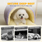 🛏️ 60% OFF NOW! ✨ Plush Pet Cave - Ultra-Soft Warm Bed with Breathable Design for Cats & Small Dogs 🐾💤