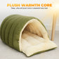 🛏️ 60% OFF NOW! ✨ Plush Pet Cave - Ultra-Soft Warm Bed with Breathable Design for Cats & Small Dogs 🐾💤