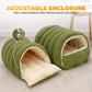 🛏️ 60% OFF NOW! ✨ Plush Pet Cave - Ultra-Soft Warm Bed with Breathable Design for Cats & Small Dogs 🐾💤
