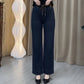 👖 60% OFF NOW! ✨ Women's Straight-Leg Pants - Classic Casual Fit with Comfortable Elastic Waist for Everyday Style 🌟🛍️