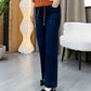 👖 60% OFF NOW! ✨ Women's Straight-Leg Pants - Classic Casual Fit with Comfortable Elastic Waist for Everyday Style 🌟🛍️