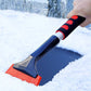 🧊 50% OFF NOW! ✨ Dual Head Snow Broom with Ice Scraper - Extendable Handle & Foam Head for Safe Car Snow Removal Without Scratches ❄️🚗