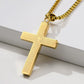 ⛓️ 50% OFF! ✨ STAINLESS STEEL CROSS NECKLACE - Unisex Design with Hypoallergenic Chain, Perfect Gift for Him & Her 💫🎁