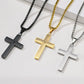 ⛓️ 50% OFF! ✨ STAINLESS STEEL CROSS NECKLACE - Unisex Design with Hypoallergenic Chain, Perfect Gift for Him & Her 💫🎁