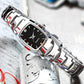 ⌚ LAST DAY 60% OFF! ✨ Women’s Elegant Waterproof Watch - Diamond-Cut Markers & Sapphire Glass for Luxury & Precision 🌟💧