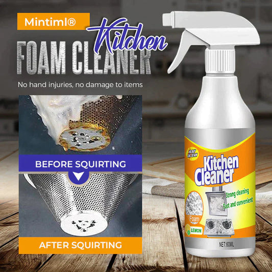 🧼 LAST DAY - BUY 2 GET 1 FREE! ✨ Kitchen Foam Cleaner - Deep Cleaning & Degreasing with Natural Formula for Surfaces & Appliances 🍳🌟