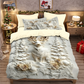 🎄 60% OFF NOW! ✨ Christmas 3-Piece Duvet Cover Set - Soft Brushed Polyester & Festive Patterns, Perfect for Holiday Bedroom Decor 🛏️❤️