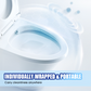 🚽 BUY 1 GET 1 FREE! ✨ 10PCS Disposable Waterproof Toilet Seat Covers – Hygienic, Leak-Proof & Perfect for Travel, Public Restrooms & Camping 🧳