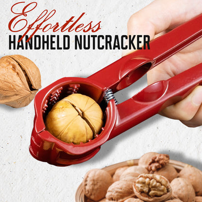 🥜 CHRISTMAS SALE - BUY 3 GET 1 FREE! ✨ Simple Manual Nutcracker - Ergonomic Design with Non-Slip Handle for Easy & Safe Use 🔩📦
