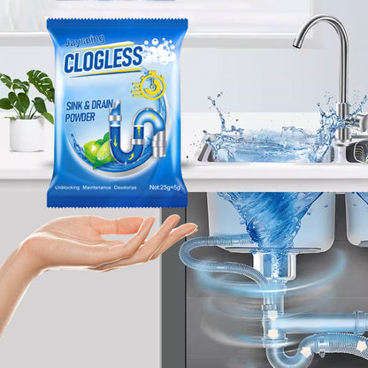 🧼 BUY 1 GET 1 FREE! ✨ Kitchen Drain Unclogging Powder - Dissolves Grease & Residues Instantly with Natural Enzyme Formula 🚰💨
