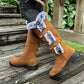 👢 60% OFF NOW! ❄️ Women's Thick Plush Mid-Calf Snow Boots – Waterproof, Slip-Resistant & Warm for Cold Weather ⛄📦