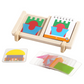 🧩 50% OFF NOW! 🏆 Geometric House Layering Puzzle - 60 Levels & Wooden Base, Perfect for Brain Teasing and Home Decor ✨