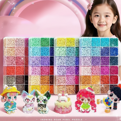 🎨 60% OFF! 🎁 COMPLETE CRAFT KIT - 96 Colors with Storage Case, Perfect for Kids' Art Projects and Creative Development, Ideal Christmas Gift 👧✂️