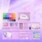🎨 60% OFF! 🎁 COMPLETE CRAFT KIT - 96 Colors with Storage Case, Perfect for Kids' Art Projects and Creative Development, Ideal Christmas Gift 👧✂️