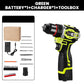 ⚡ 60% OFF NOW! ✨ Brushless Electric Cordless Drill with Battery & Charger - 20V Power with 25 Torque Settings for DIY & Professional Use 🔋🔧
